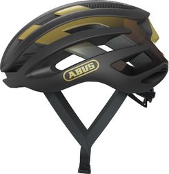 Abus airbreaker black gold cykelhjelm - Small (51-55 cm) / Sort