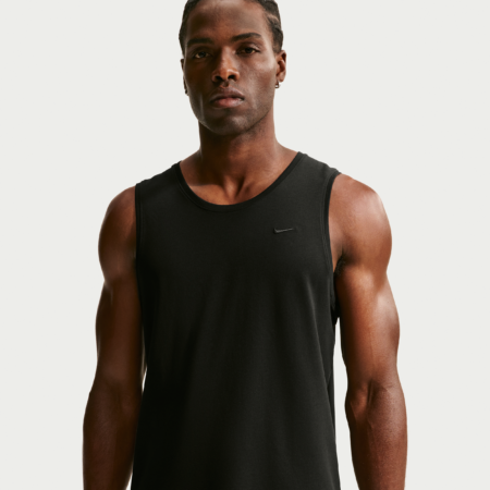 Alsidig Nike Primary-Dri-FIT-tanktop til mænd - sort