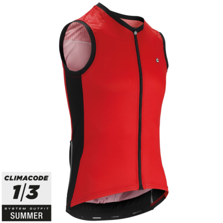 Assos Cykeltrøje Mille GT No Sleeve Jersey, Red