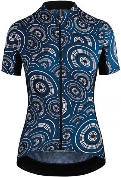 Assos Dame Cykeltrøje UMA GT Short Sleeve Jersey Camou, Blå