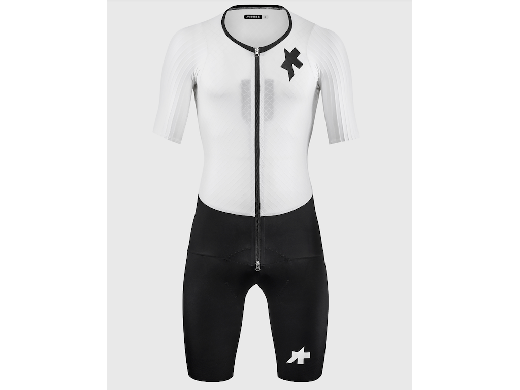 Assos Equipe RSR Bolide speedsuit S11 vit/svart herr Assos Equipe RSR Bolide speedsuit S11 vit/svart herr