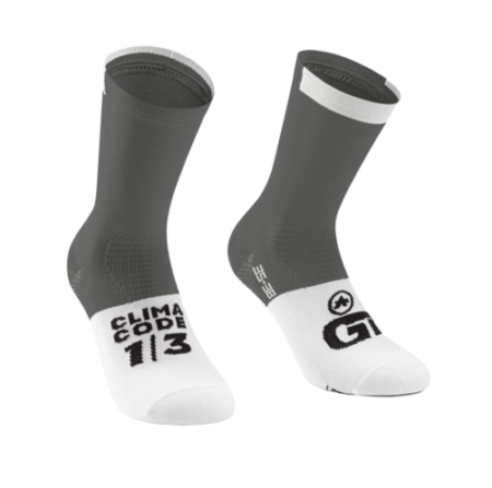 Assos GT C2 Cykelstrømper, Rock Grey