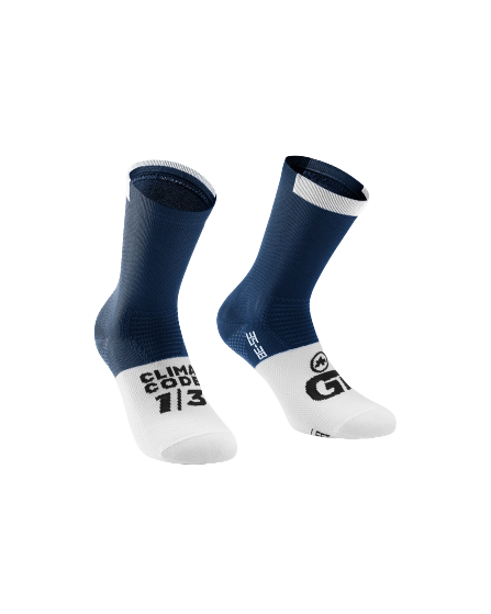 Assos GT C2 Cykelstrømper Stone Blue