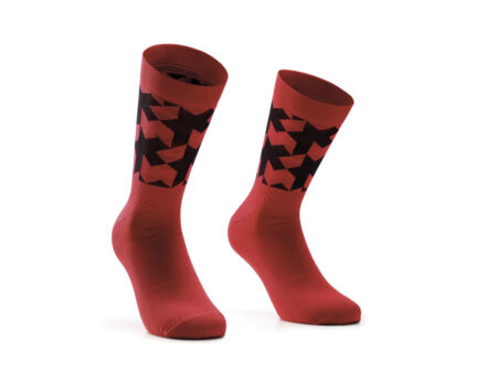 Assos Monogram Socks EVO cykelstrømper vignaccia red