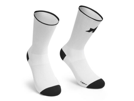 Assos RS Superleger cykelstrømper hvid/sort