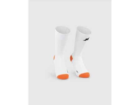 Assos RSR SOCKS S11 - Cykelstrømper - Unisex - Hvid - I