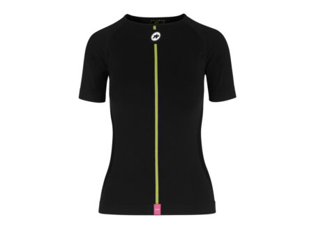 Assos skin layer cykeltrøje forår//efterår korte ærmer sort dame