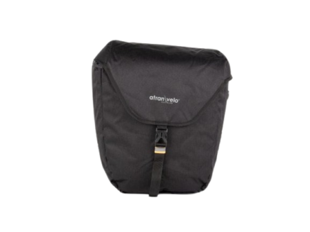 Atran Velo Zap Cykeltaske AVS, 25 Liter, Sort