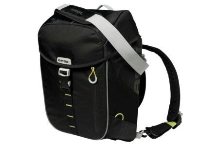 Basil Miles Daypack Cykeltaske 17 liter - Sort/Grøn