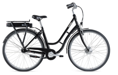 Batribike Core Black Shiny Klassisk Dame elcykel - 50 Cm.-396 Wh
