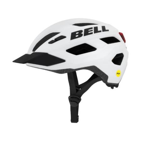 Bell Kick LED MIPS i hvid - Cykelhjelm - Onesize (53-60 cm)