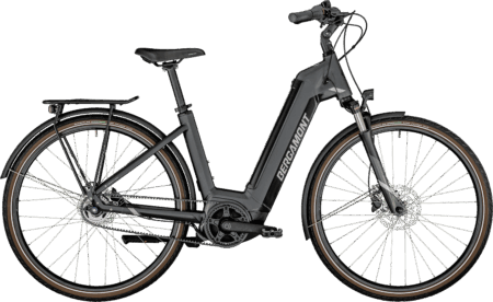 Bergamont E-Horizon N5e FH 500 Wave Belt 2022 - Grå