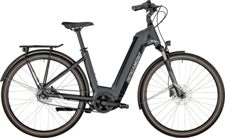 Bergamont E-Horizon N5e FH 500 Wave Belt 2022 - Grå