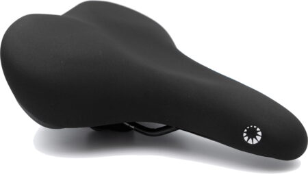 Bike Attitude Lady Comfort Lux Sadel Memory Foam 272x201mm - Sort