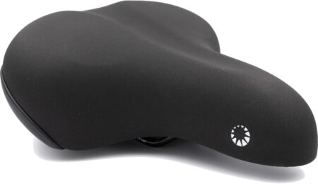Bike Attitude Lady Comfort Sadel Memory Foam 247x210mm - Sort