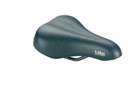 Bike Attitude barne/junior sadel NP12-01 140x210mm sort stel