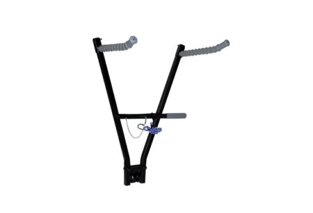 BikePartner gummibetrukket cykelholder i saksemodel til anhængertræk