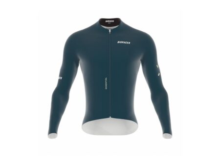 Bioracer Epic LS Jersey - Cykeltrøje - Lange Ærmer - Herre - Graphite Blue - S