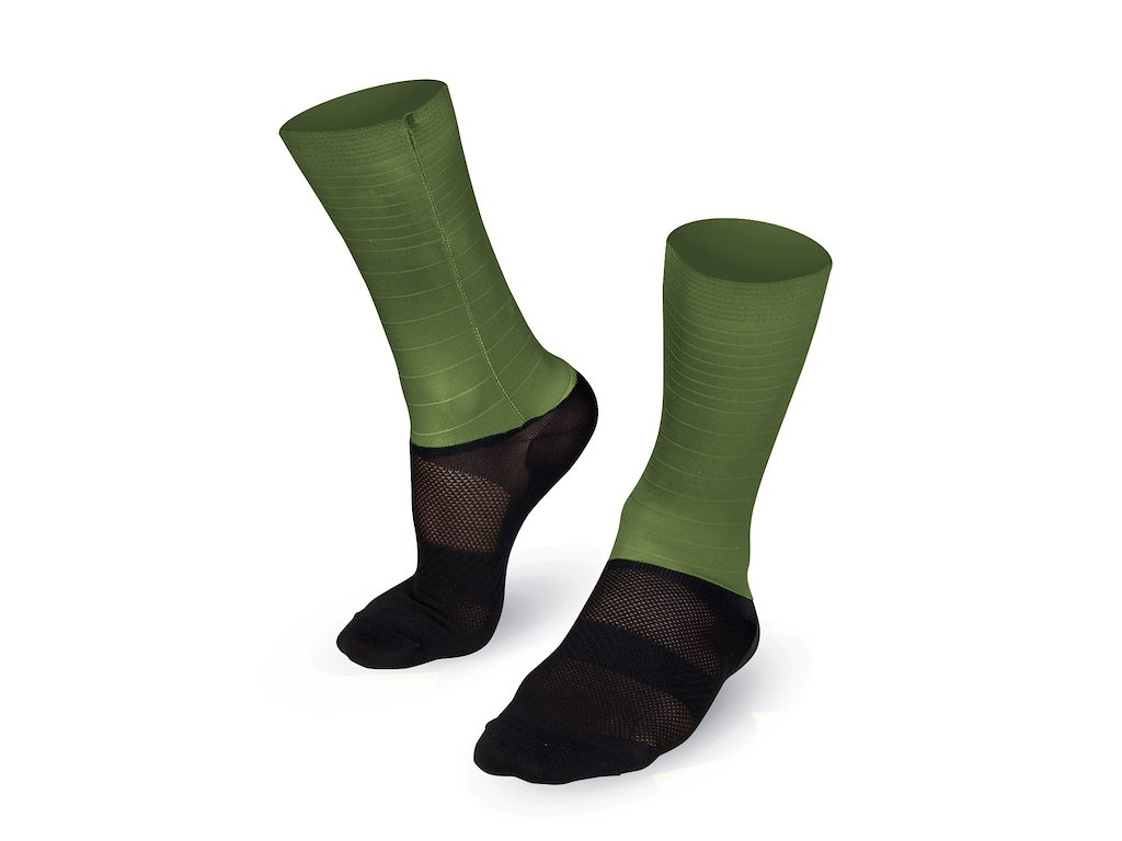 Bioracer Tech cykelstrømper thyme green Bioracer Tech cykelstrømper thyme green