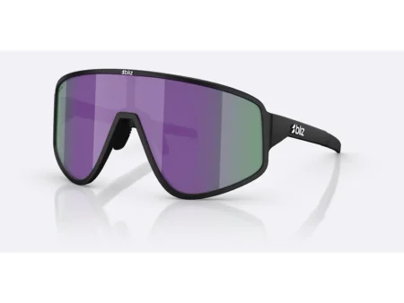 Bliz A004 large cykelbriller matsort/brun/purple multi