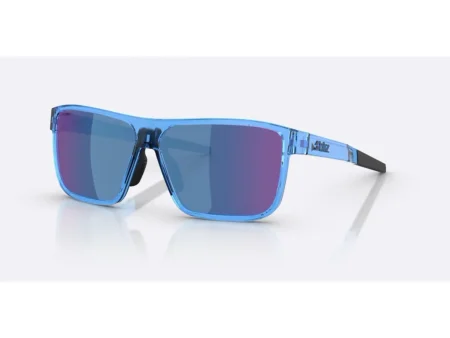 Bliz A008 large cykelbriller transparent blue/smoke/blue multi