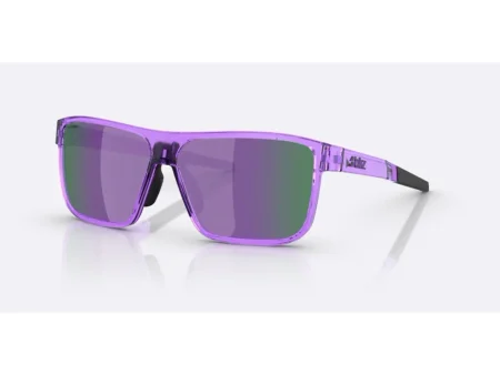 Bliz A008 large cykelbriller transparent purple/smoke/purple multi