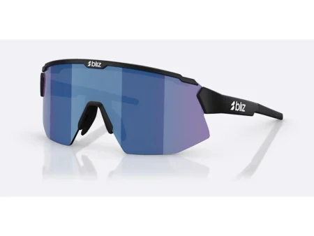 Bliz Breeze XL - Cykelbriller - Matsort/Brun/Blue Multi + Orange
