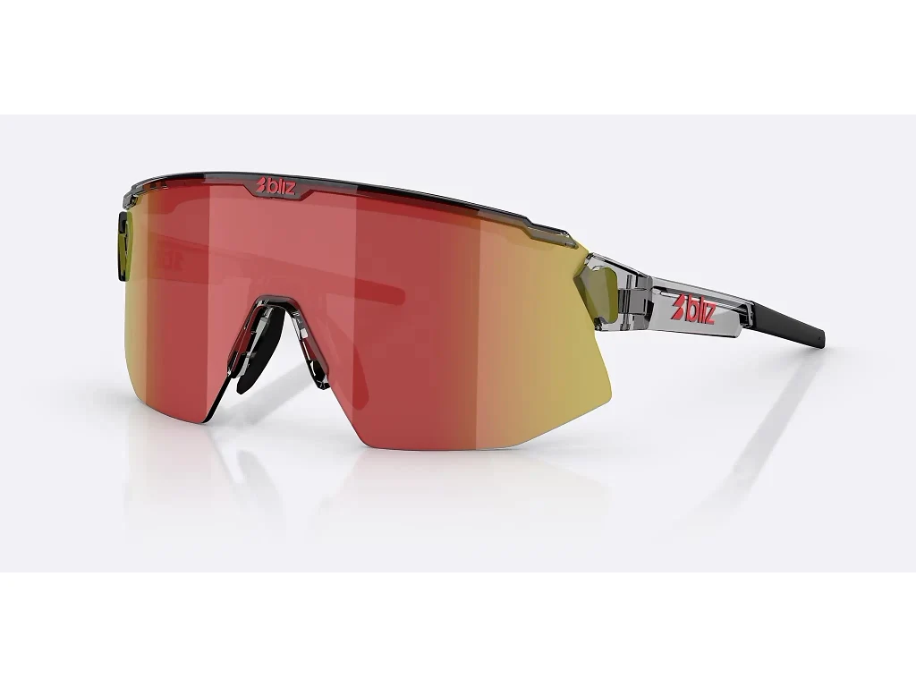 Bliz Breeze cykelbriller transparent dark grey/brun/red multi Bliz Breeze cykelbriller transparent dark grey/brun/red multi