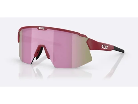 Bliz Breeze small cykelbriller matt burgundy/brun/rose multi