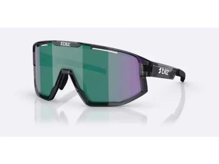 Bliz Fusion small cykelbriller crystal black/brown/green multi