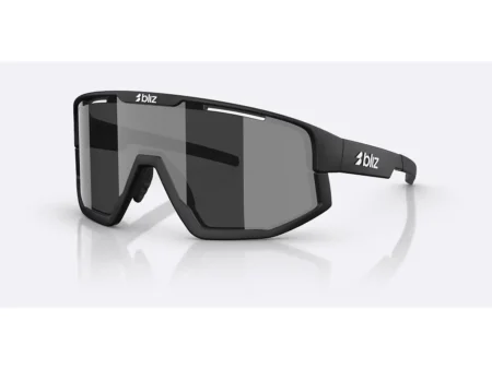 Bliz Fusion small cykelbriller matsort/smoke/silver mirror