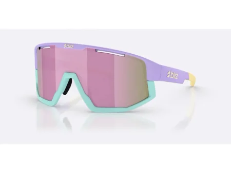 Bliz Fusion small cykelbriller matt pastel purple/brown/pink multi