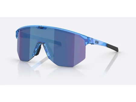 Bliz Hero Large - Cykelbriller - Transparent Blue/Smoke/Blue Multi