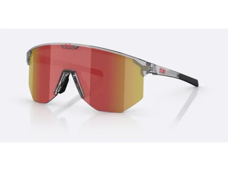 Bliz Hero XXL cykelbriller transparent dark grey/brown/red multi