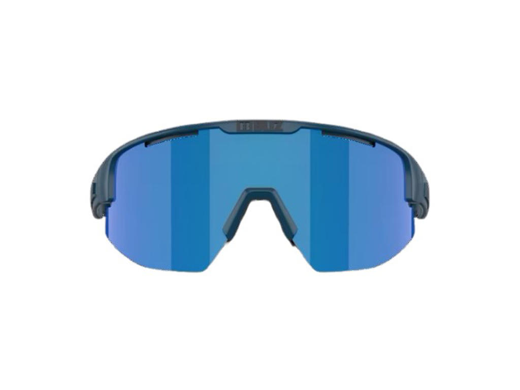 Bliz Matrix Medium (33) cykelbriller brown/mirror lens mat Blå Bliz Matrix Medium (33) cykelbriller brown/mirror lens mat Blå
