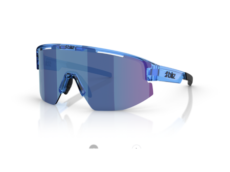 Bliz Matrix Small - Cykelbriller - Transparent Blue/Smoke/Blue Multi