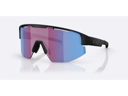 Bliz Matrix XX-Small cykelbriller matsort/nano optics nordic light begonia violet/blue multi