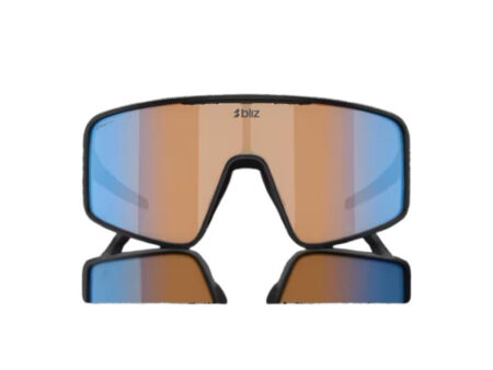 Bliz P001 Large (38) - Cykelbriller - Coral/orange mirror blue lens - Matte black
