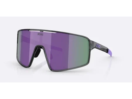 Bliz P001 Large cykelbriller crystal black/purple multi