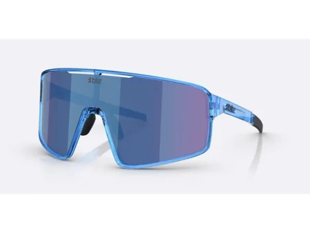 Bliz P001 X-Large cykelbriller transparent blue/smoke/blue multi