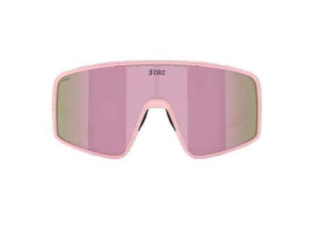 Bliz P001 XL (42) cykelbriller brown/rose multicolour lens matt powder pink