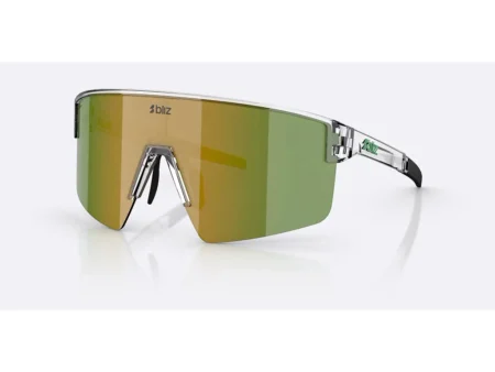 Bliz P004 Large cykelbriller transparent white/brown/green multi