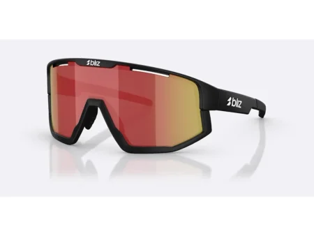 Bliz Vision Large - Cykelbriller - Matsort/Brown/Red Multi