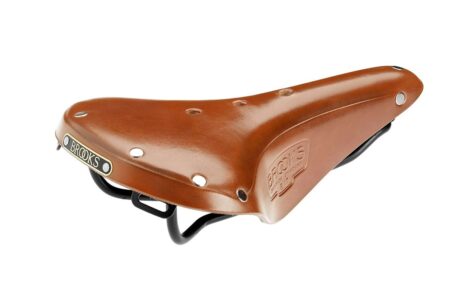 Brooks B17 Standard retro læder cykelsadel, honey