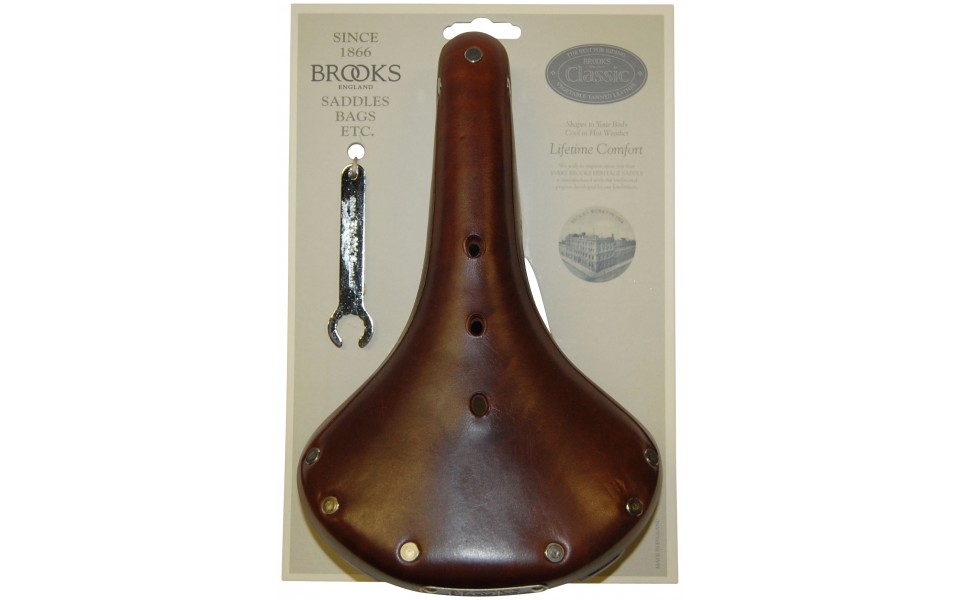 Brooks Flyer cykelsadel brun herr Brooks Flyer cykelsadel brun herr