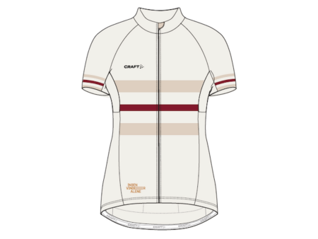 CRAFT EBC 3.0 Aero Jersey - Cykeltrøje - Korte ærmer - Dame - Plaster - Str. S