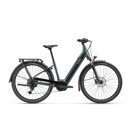 Cannondale Tesoro 3 Plus Low Stepthru Grön - S Elcykel Hybrid 2024