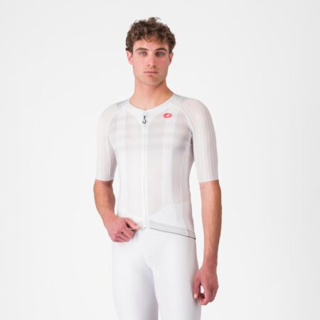 Castelli Aero race 8S cykeltrøje hvid herre