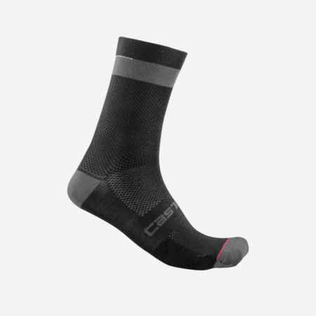 Castelli Alpha 18 cykelstrømper sort/mørkegrå