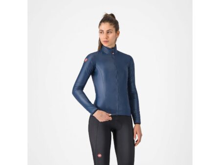 Castelli Aria Shell cykeljakke belgian blue dame